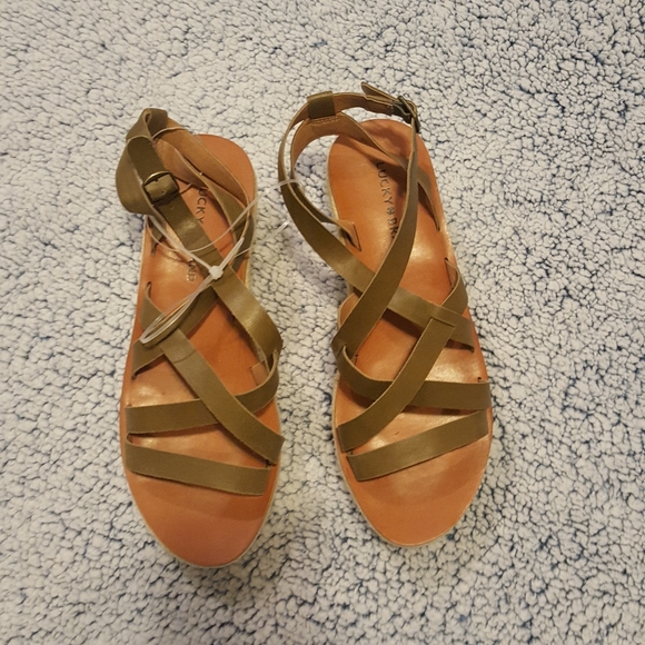Lucky brand esparadille wedge sandals - Picture 4 of 8